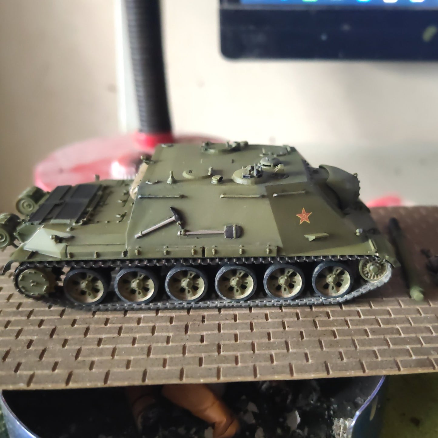3D Printed 1/72 Chinese Wz113G Tank Destroyer Finished Product