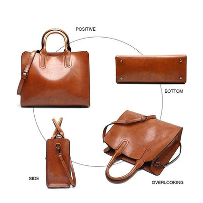 Luxury Bag Handbag Soft Messenger Purse Tote Shoulder Crossbody Bags 31*11*25 CM
