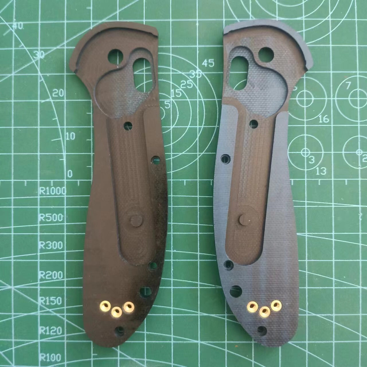 1 Pair G10 Material Handle Scales for Benchmade Griptilian 551 Folding Knife