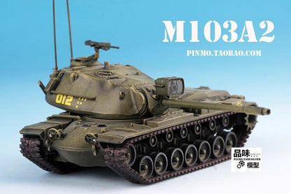 Dragon 1/72 American M103A2 Heavy Tank Ornament World Of Tanks 63162 Model Toys