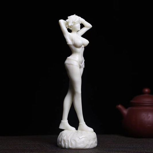 8" Beautiful Girl Figurine Statue Hot Lady Body Model Art Decor