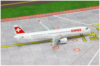 1:400 JC Wings SWISS AIRBUS A321neo Passenger Airplane Diecast Aircraft Model