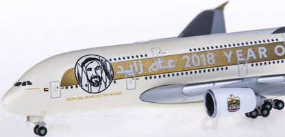 1:500 Herpa ETIHAD AIRBUS A380 Passenger Aircraft Diecast Airplane Plane Model