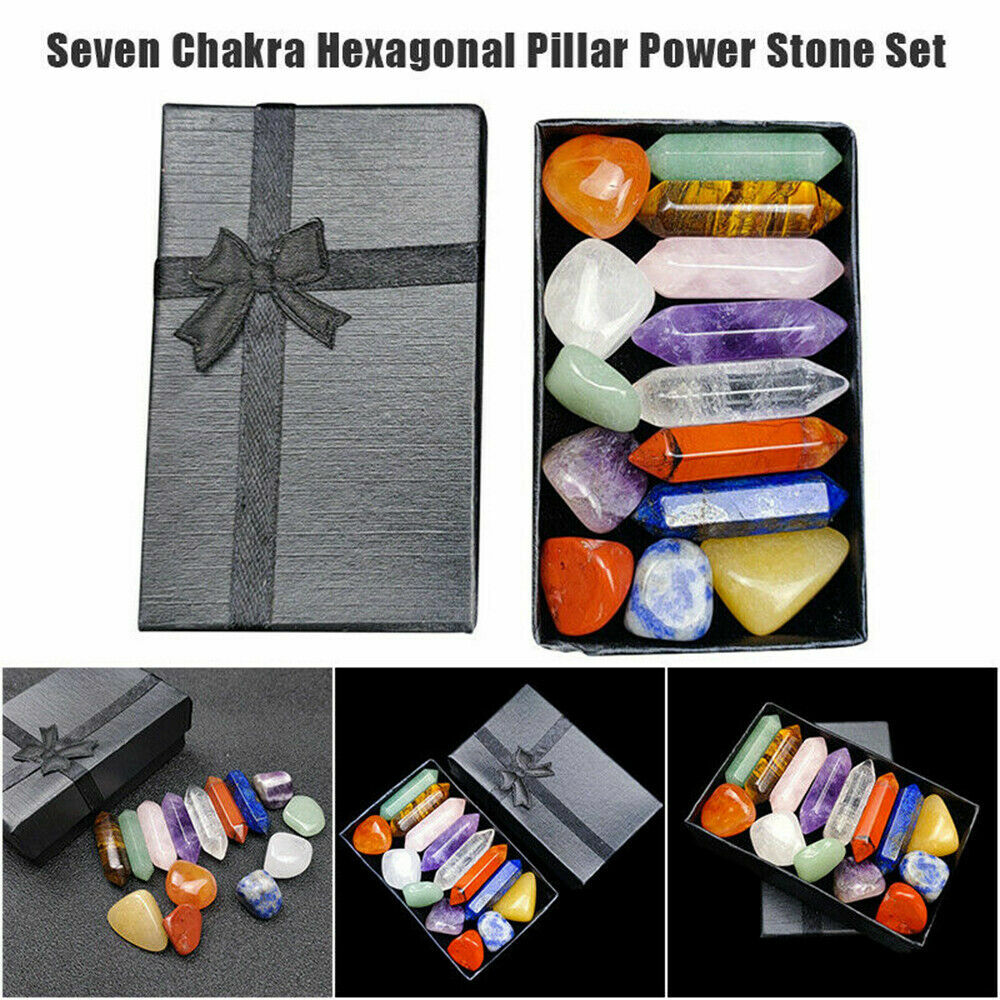 Natural Obelisk Quartz Crystal Double Point Reiki Mineral Healing Gift