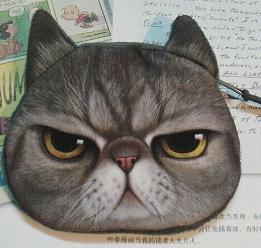 Money Bag Women Coin Purse Wallet Cute Small Zipper Pouch Bag Lady Animal Change