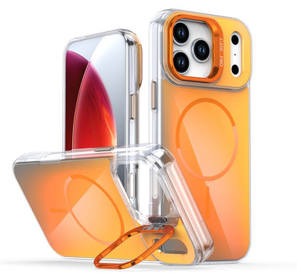 Magnetic Phone Case with Color-Changing Camera Bracket for iPhone 17 Pro Max/16
