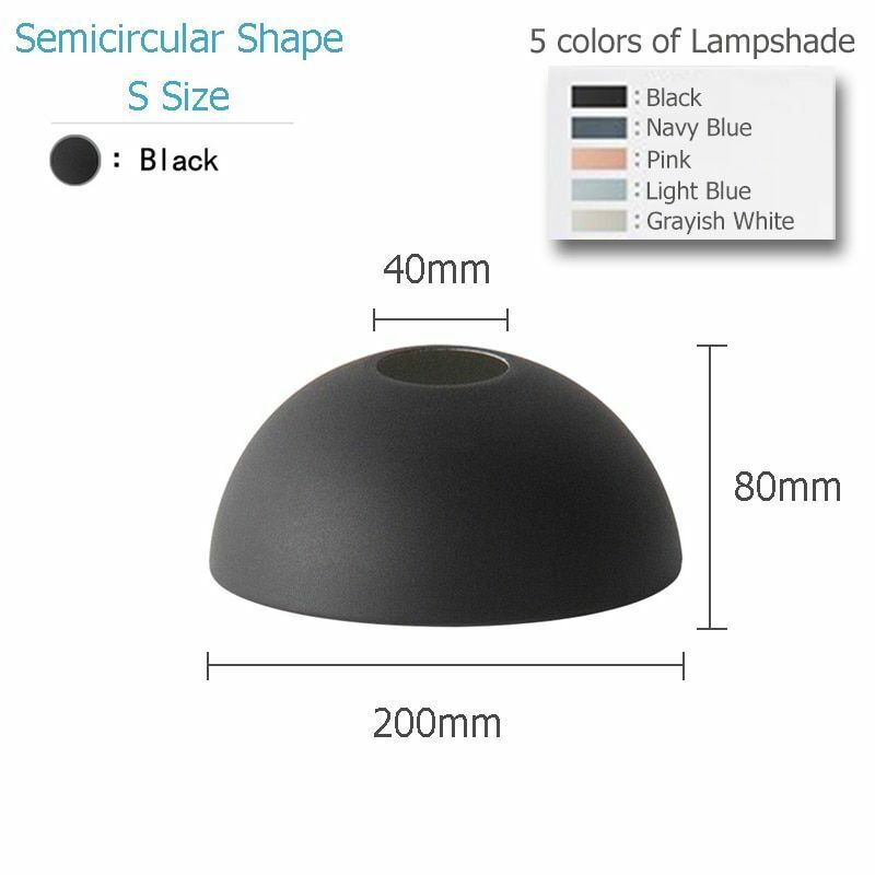 Nordic Loft Simple Pendant Lights E27 LED Modern Creative Hanging Lamp Design 1x