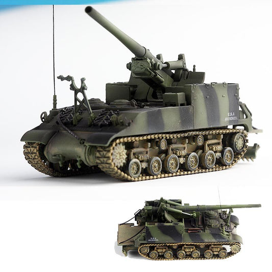 1/72 PMA US Longfoot Tom M40 Self-propelled Gun Operation Tank Zebra 1945 Model