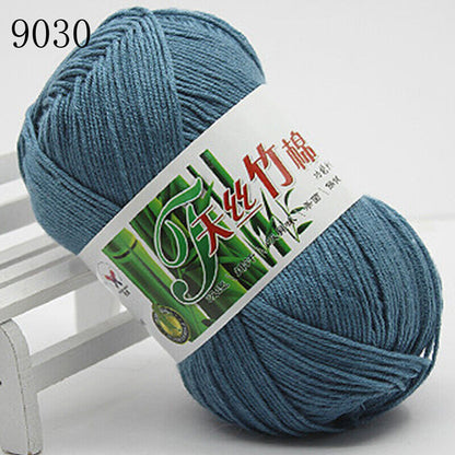Hot Sale 50g Soft Bamboo Crochet Cotton Yarn Knitting Baby Knit Wool Yarn