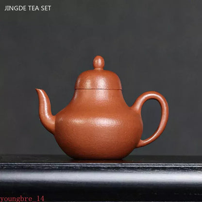 160ml Purple Clay Teapot Filter Teapot Tea Infuser Handmade Beauty Teaware set
