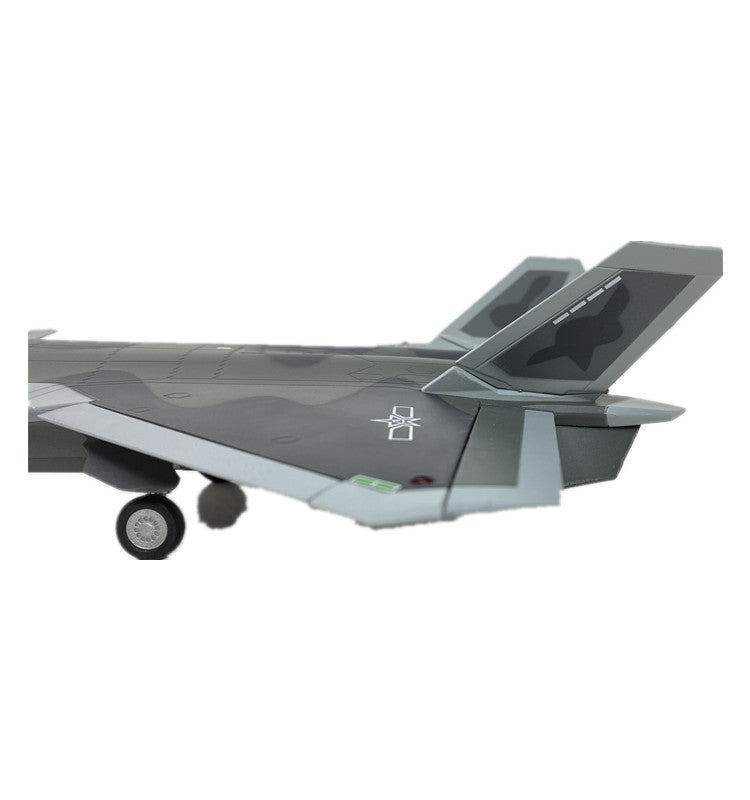 1:60 38CM China J-20 Stealth Fighter Airplane Diecast Military Aircraft Model