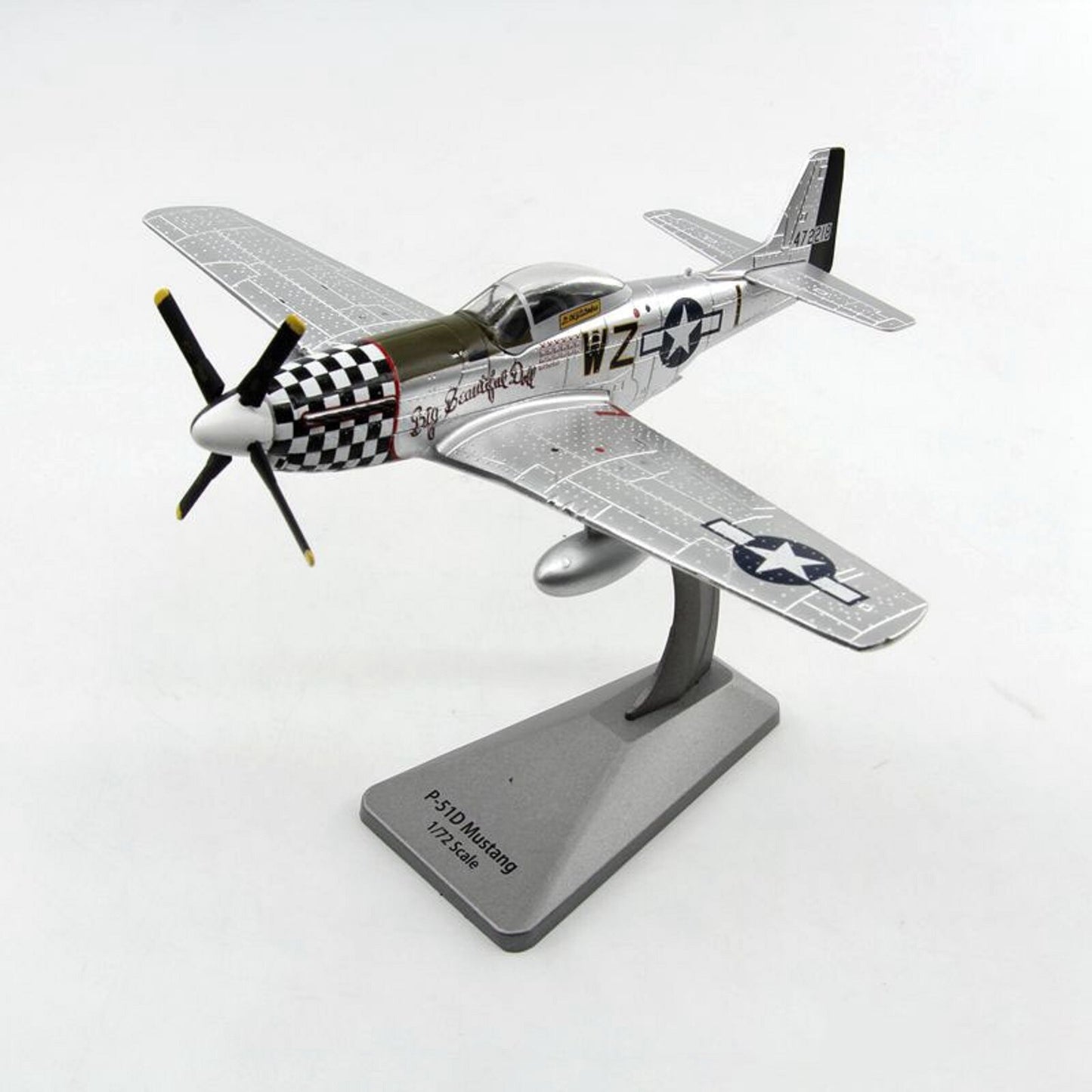1/72 AF1 World War II US P-51 Mustang Fighter Aircraft Model Military Ornaments