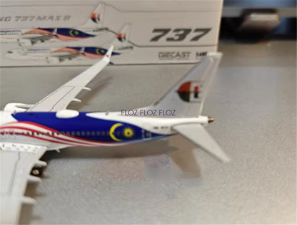 for JC Wings Malaysia Airlines for Boeing B737 MAX 8 9M-MVA 1:400 Aircraft Model