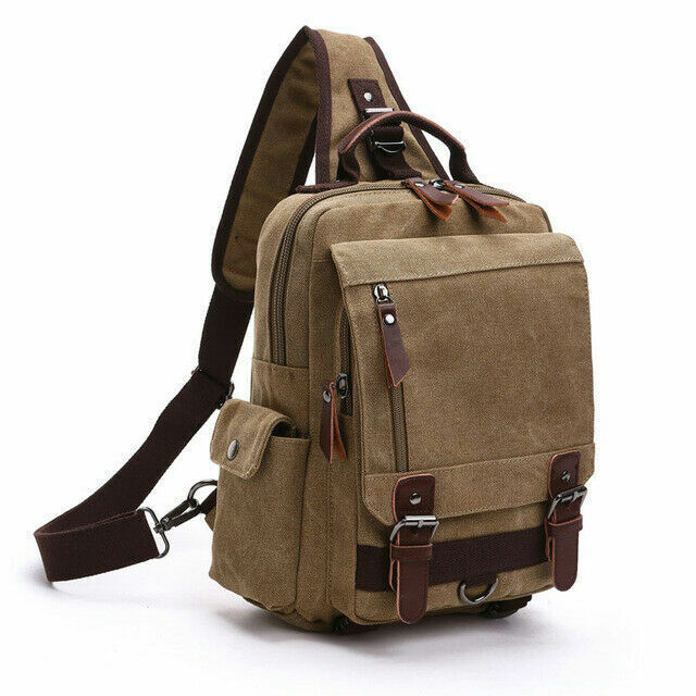 Canvas Backpack Men Travel Back Pack Shoulder Bag Women Laptop School Bags