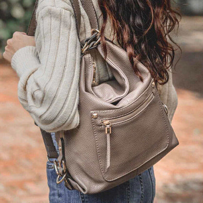 Celela Women Dual-use Hobo Shoulder Bag Convertible Backpack Bags