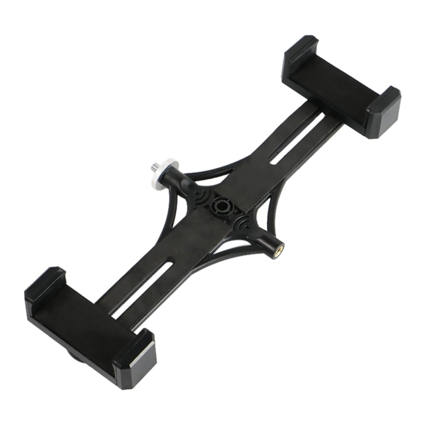 Stable 360° Adjustable Dual Bracket Phone Clip Holder for Video Live Vlogging
