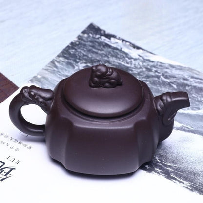 On Big Sales Yixing Zisha Purple Clay Tea Pot 260ml Lucky Animal Statue Marked