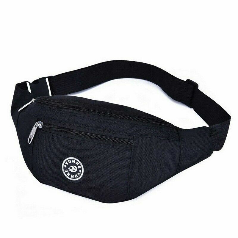 Waist Bag pack Purse Casual Large Phone Belt Bag Pouch Canvas Travel Bags