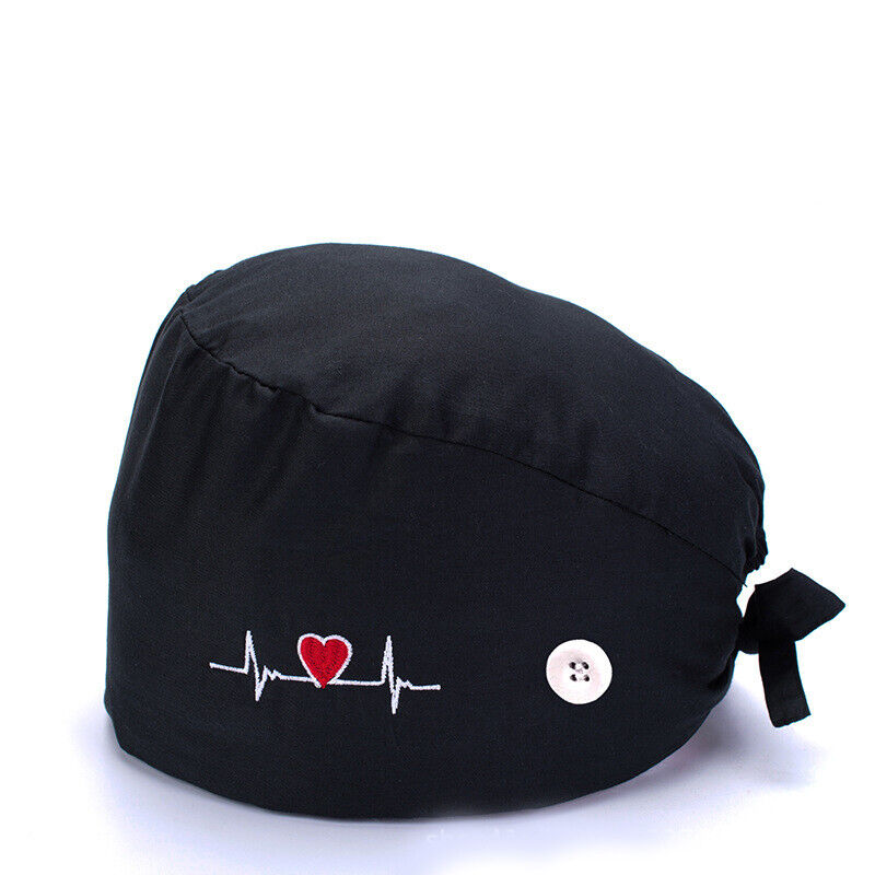 Surgical Cap Baotou Cap Doctor Hat Electrocardiogram Nurse Pure Cotton Buckle
