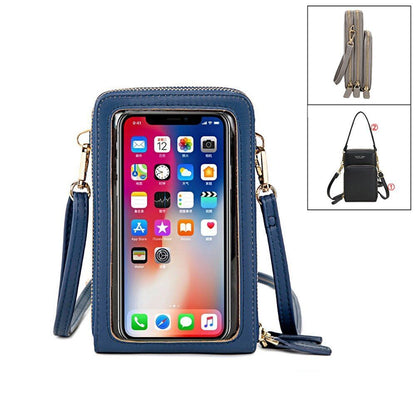 Women Leather Shoulder Bags Large Capacity Crossbody Bags Handbag Phone Purse