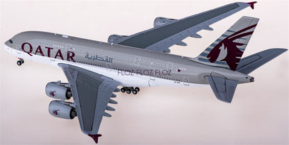 for JC Wings for Qatar for Airbus A380 A7-APG 1:400 Airplane Pre-built Model