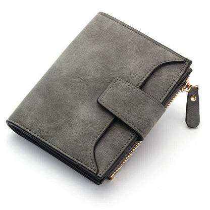Female Coin Purse Card Clamps Cash Clip Women Wallet Billfold Lady Pouch Handbag