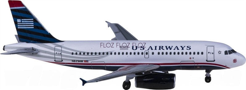 for AeroClassics for US Airways for Airbus A319 N829AW 1:400 Airplane Model