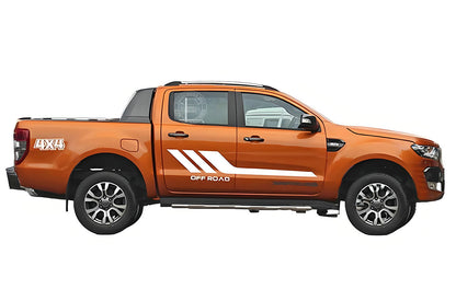 Graphic Racing Stripe Side Door Sticker For All Models 4x4 Off Road Decal Vinyl