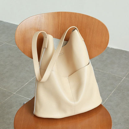 Women Bag Genuine Leather Big Fashion Lady Handbag Casual Shoulder Messenger Bag