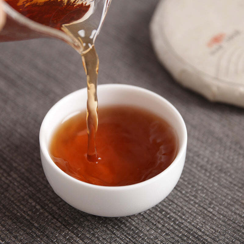 100g Menghai Pu'er Ripe Tea Ancient Tree Old Pu-erh Cooked Tea Yunnan Puerh Tea