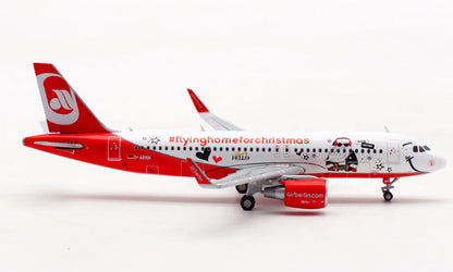 JC Wings Air Berlin Flying Home Christmas A320 D-ABNM 1/400 diecast plane model