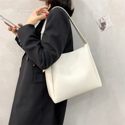 Leather Tote Bag Women Shoulder Side Bag Handbags and Purses