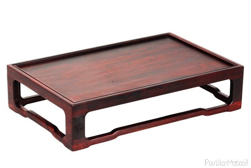 Chinese Rosewood Display Table Stand Rack Vase Bonsai Buddha Statue Desk Base