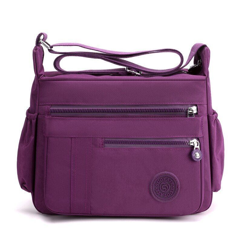 Handbag Luxury Nylon Shoulder Bag 29*12*22CM Polyester Handbag Tote Purse Blue