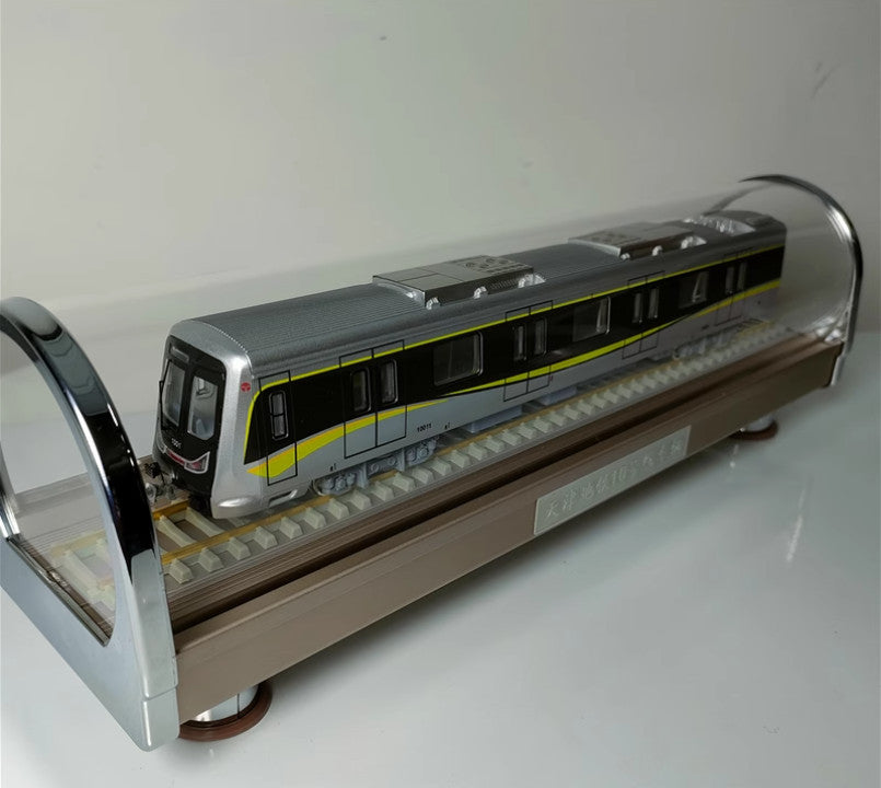 1:68 37CM Tianjin Metro Line 10 Subway Train Passenger Car Diecast Model