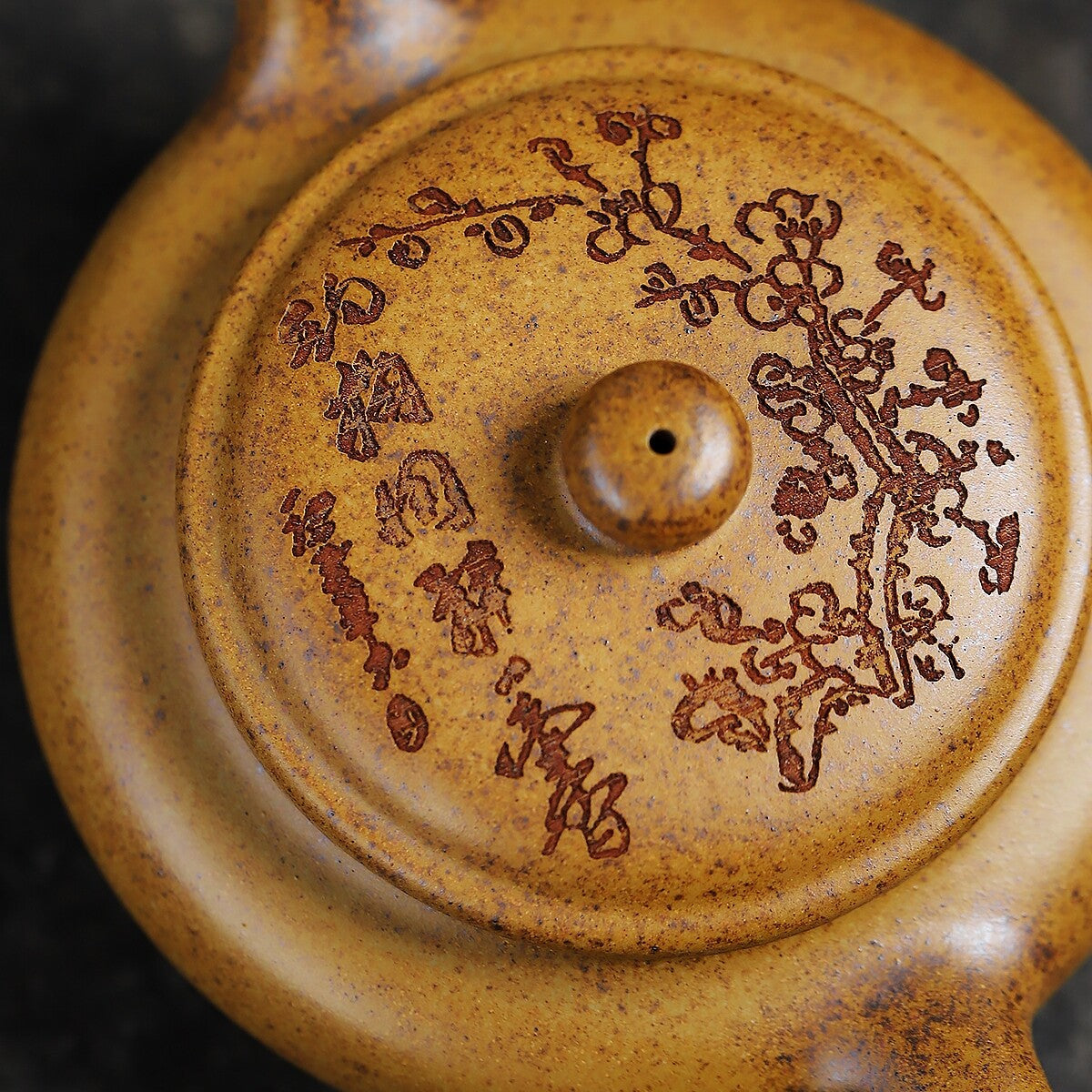 300ml Tea Pot 9 Infuser Holes Yixing Zisha Duan Clay Master Pot Flat Antique Pot