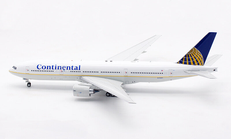 1:200 32CM InFlight Continental BOEING 777-200 Passenger Airplane Diecast Model