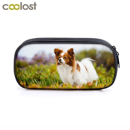 Dog Pencil Bag Stationary Bag Pencil Box School Supplies 24*11*7 CM Accessories