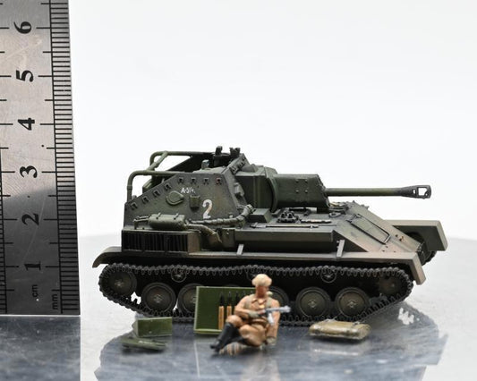 Sanrong 1/72 Soviet SU-76 Self-Propelled Gun Finished Tank Model With 1 Sodier