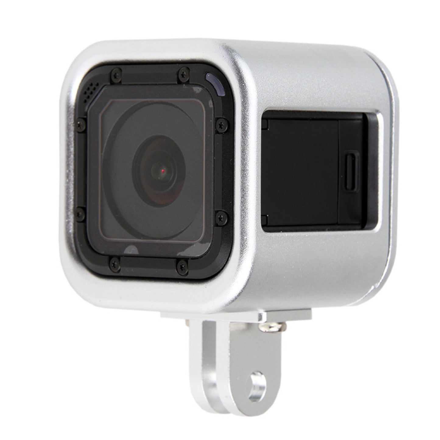 Silvery Aluminium Protective Housing Case Cover Frame for GoPro Hero 4/5 Session