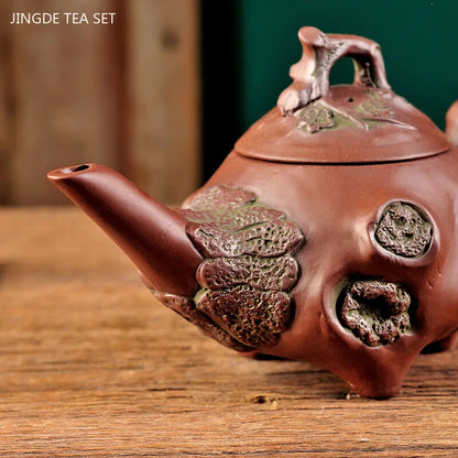 480ml Chinese Yixing Purple Clay Tea Pot Creative Tea Accessories Filter Teapot