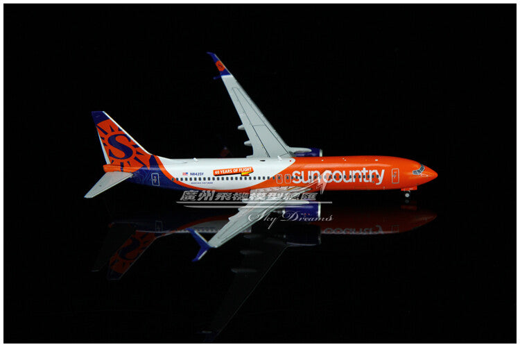 1:400 GeminiJets Sun country BOEING B737-800S Airplane Diecast Aircraft Model