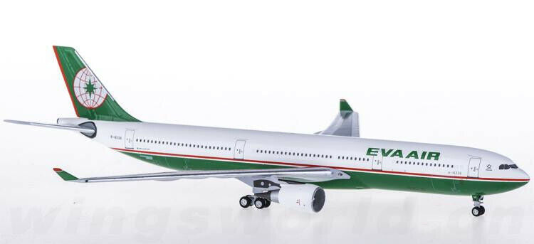 1:400 AeroClassics EVA AIR AIRBUS A330-300 Passenger Airplane Diecast Model