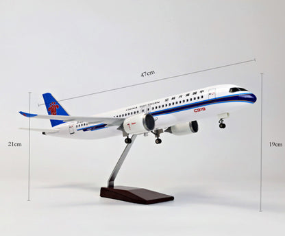 47CM 1:82 CHINA SOUTHERN COMAC C919 Airplane Landing gears Resin Aircraft Model