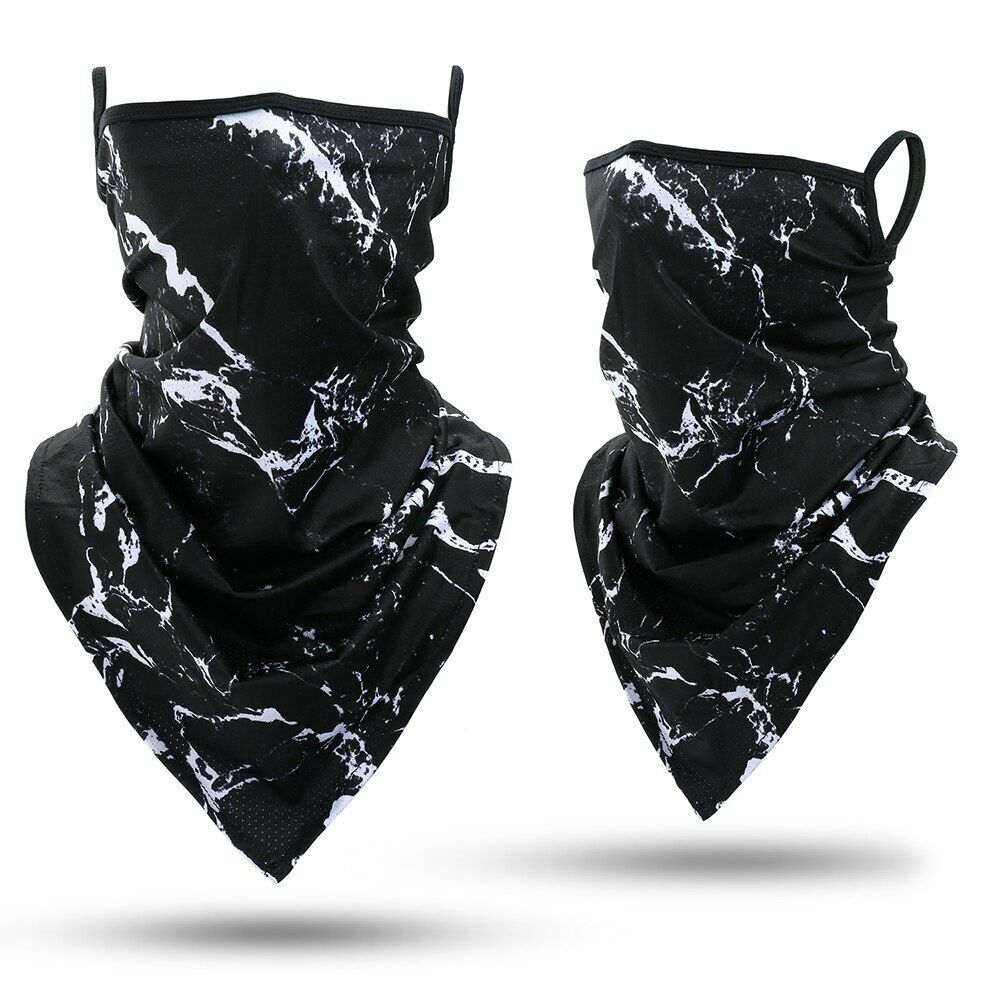 Printed Bandana Cycling Ear Face Mask Neck Gaiter Hunting Running Scarf 26*42 CM