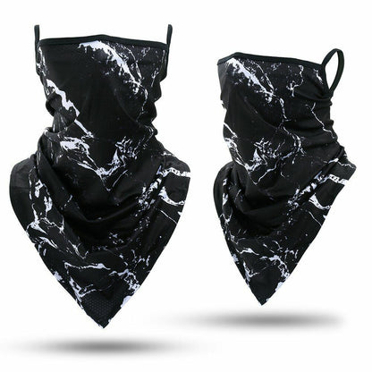 Printed Bandana Cycling Ear Face Mask Neck Gaiter Hunting Running Scarf 26*42 CM