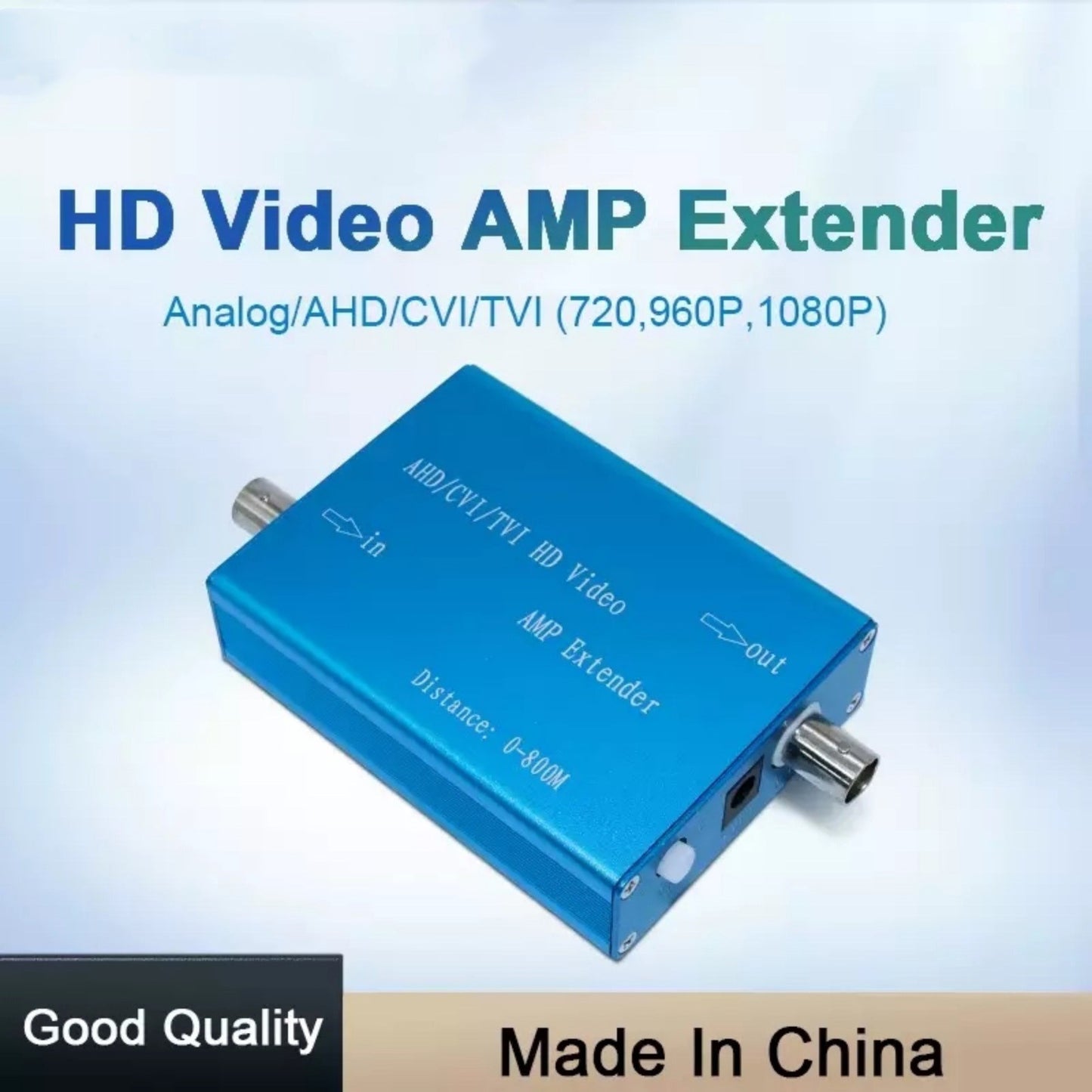 1x Coaxial Cable AHD/TVI/CVI/CVBS 1080P Video Amplifier Extends for CCTV System