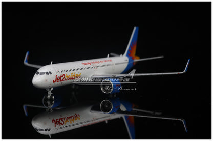 1:400 GeminiJets Jet2Holidays BOEING A321neo Airplane Diecast Plane Craft Model