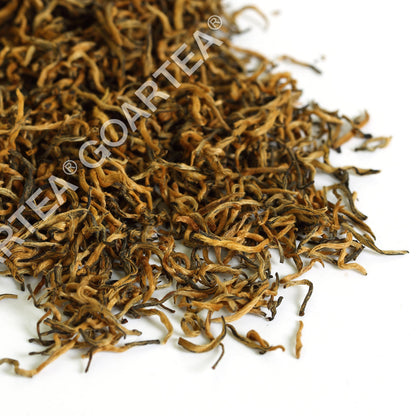 GOARTEA Supreme Wuyi Jinjunmei Eyebrow Black Tea Black Tea Loose Golden Buds-