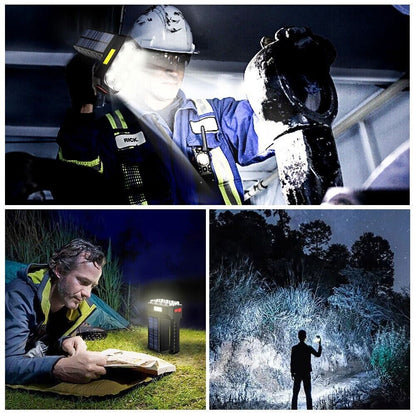 Super Bright LED Searchlight Portable Rechargeable Spotlight Handheld Flashlight